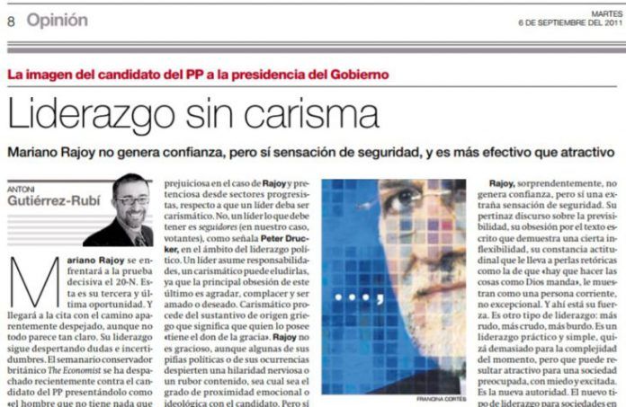 Liderazgo sin carisma