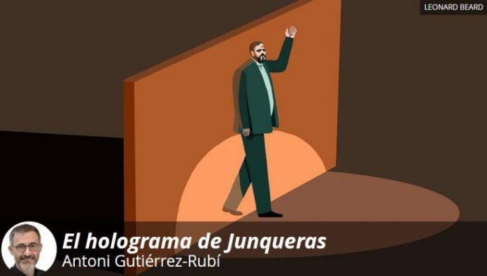 El holograma de Junqueras